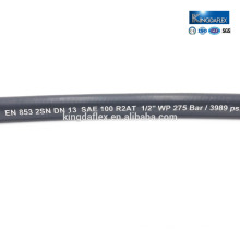 Smooth Surface R1 R2 Steel Wire Braid Hydraulic Rubber Hose